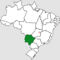 Mapa de Mato Grosso do Sul